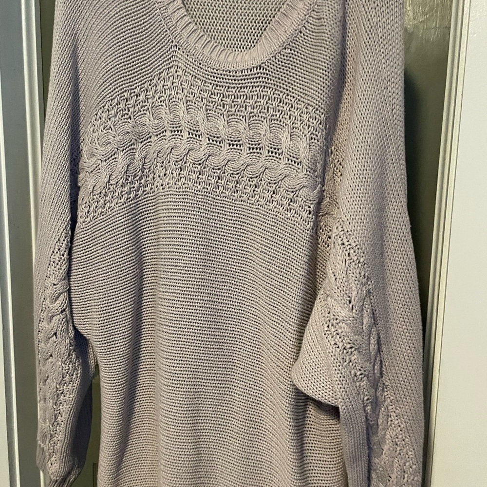 Lavender Knit Women's Sweater